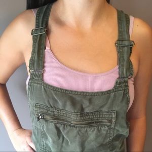 WILFRED moss green overalls